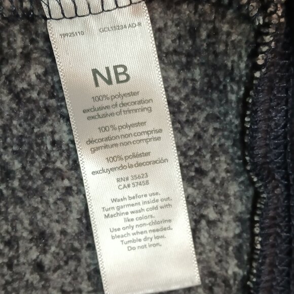 Just One You by Carter's Newborn NB Infant Baby Heather & Blue Jacket - Picture 5 of 8